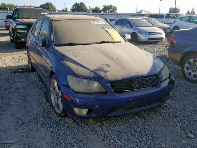 JTHBD192030074304 - 2003 LEXUS IS 300 BLUE photo 1