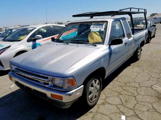 JT4VN93D4M5022554 - 1991 TOYOTA PICKUP 1/2 BLUE photo 2