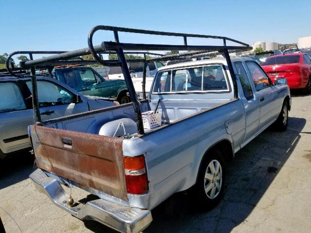 JT4VN93D4M5022554 - 1991 TOYOTA PICKUP 1/2 BLUE photo 4