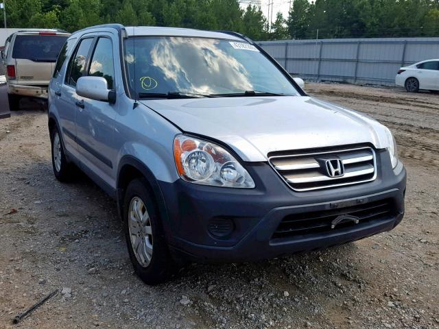 SHSRD78875U328824 - 2005 HONDA CR-V EX SILVER photo 1