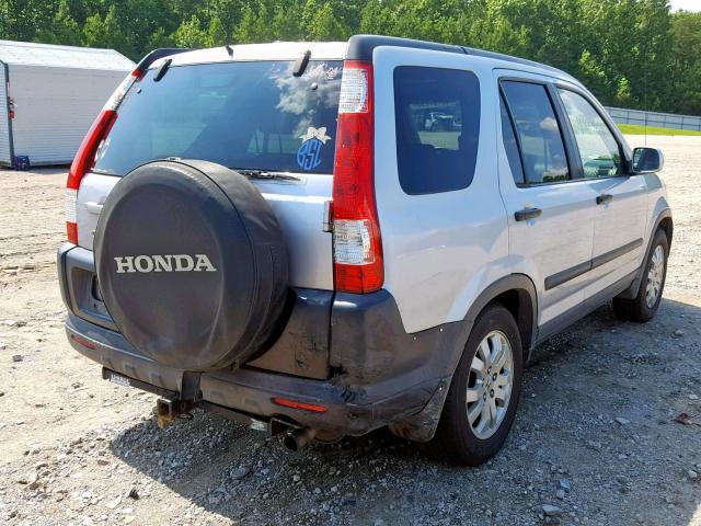 SHSRD78875U328824 - 2005 HONDA CR-V EX SILVER photo 4