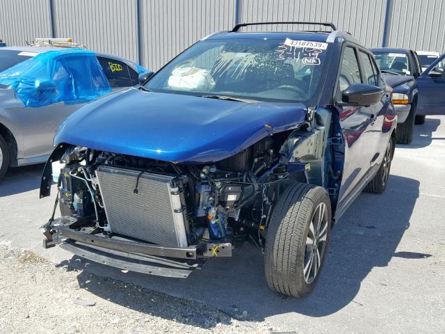 3N1CP5CU1JL532790 - 2018 NISSAN KICKS S BLUE photo 2