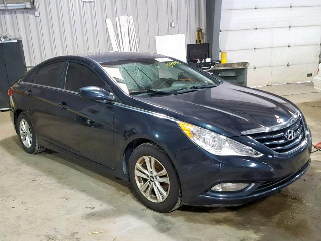 5NPEB4ACXDH603207 - 2013 HYUNDAI SONATA GLS BLUE photo 1