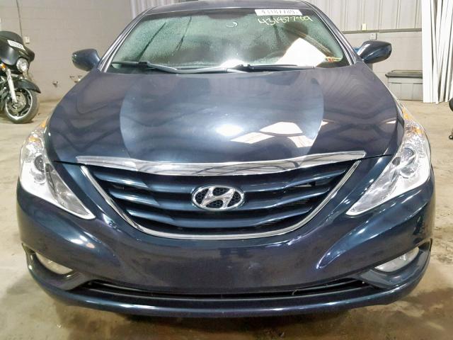 5NPEB4ACXDH603207 - 2013 HYUNDAI SONATA GLS BLUE photo 9