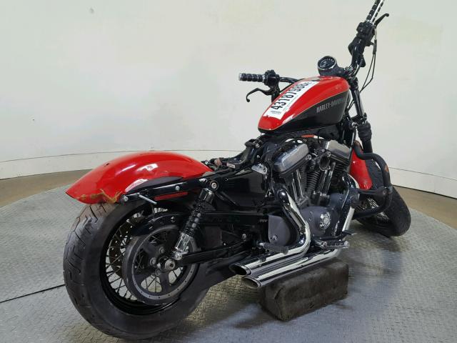 1HD1CZ333BC403637 - 2011 HARLEY-DAVIDSON XL1200 N RED photo 8