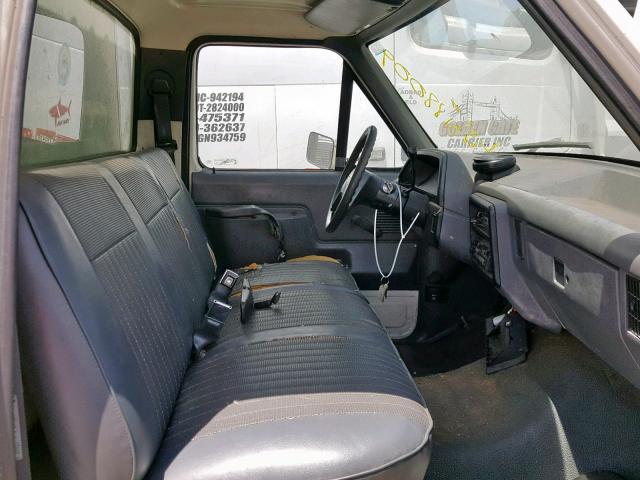 2FDHF37H5LCB11098 - 1990 FORD F350 WHITE photo 5