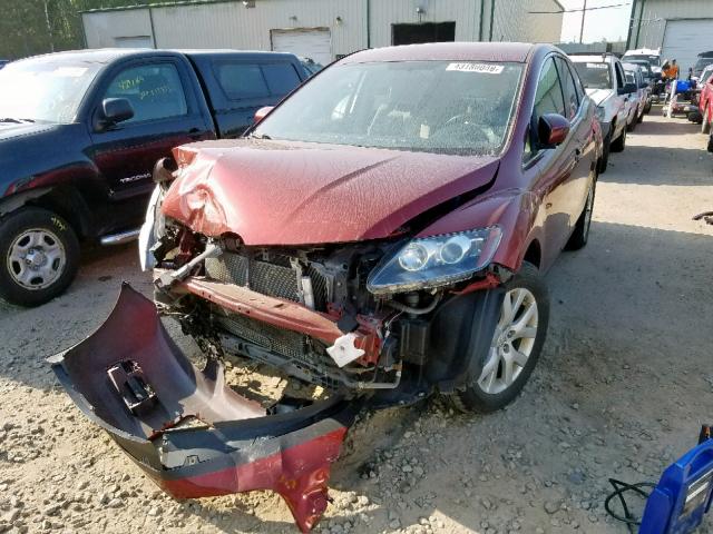 JM3ER293880199421 - 2008 MAZDA CX-7 RED photo 2