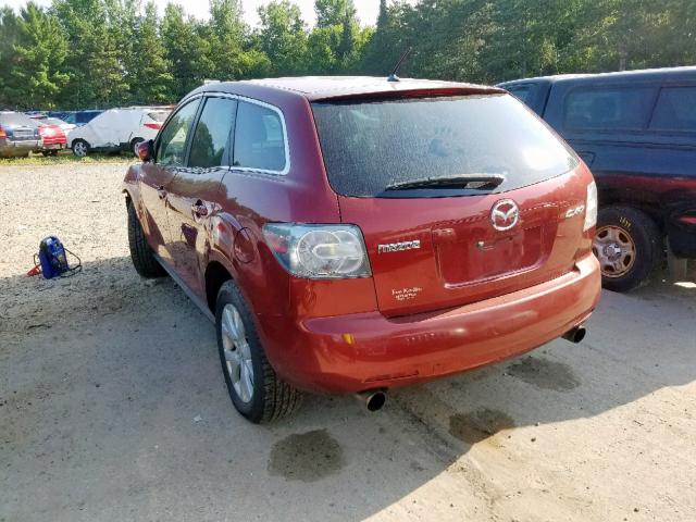 JM3ER293880199421 - 2008 MAZDA CX-7 RED photo 3