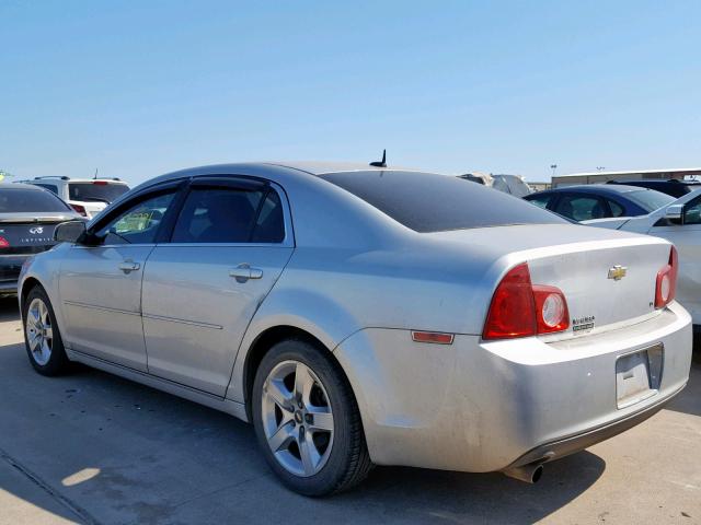 1G1ZH57B89F180447 - 2009 CHEVROLET MALIBU 1LT SILVER photo 3