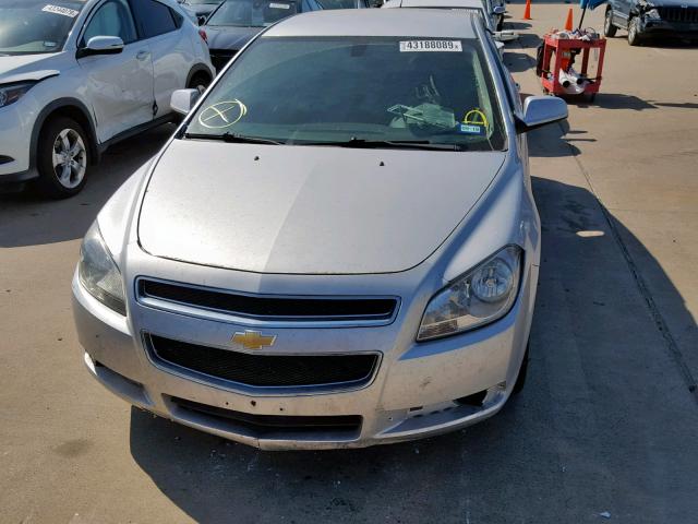 1G1ZH57B89F180447 - 2009 CHEVROLET MALIBU 1LT SILVER photo 9