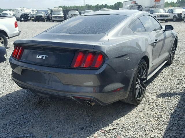 1FA6P8CF6G5237034 - 2016 FORD MUSTANG GT CHARCOAL photo 4