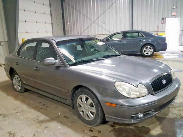 KMHWF25S44A009844 - 2004 HYUNDAI SONATA GL GRAY photo 1