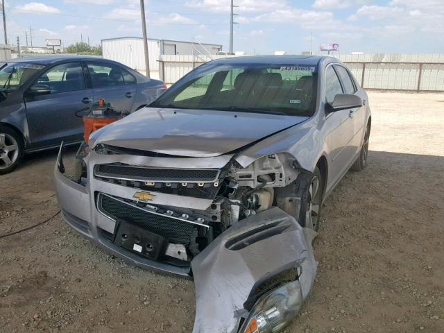 1G1ZC5EU8CF144607 - 2012 CHEVROLET MALIBU 1LT 银色 照片 2