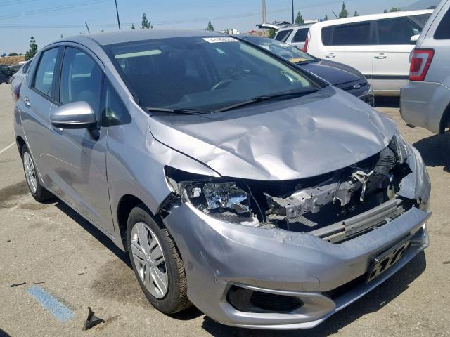 3HGGK5H49KM700632 - 2019 HONDA FIT LX SILVER photo 1