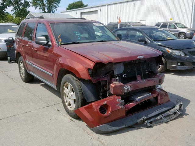 1J8GR48K27C542378 - 2007 JEEP GRAND CHER BURGUNDY photo 1