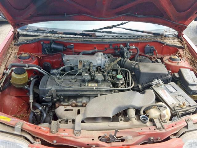 JT2EL56E4S7008277 - 1995 TOYOTA TERCEL DX RED photo 7