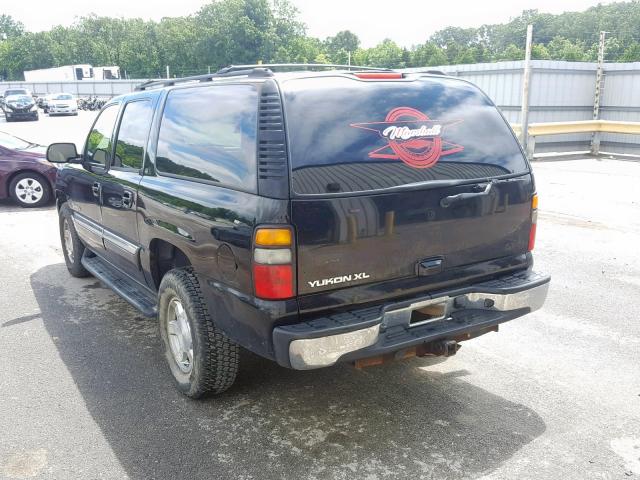 1GKFK16Z44J212968 - 2004 GMC YUKON XL K BLACK photo 3