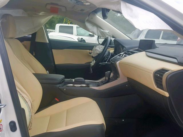 JTJYARBZ5J2101411 - 2018 LEXUS NX 300 WHITE photo 5