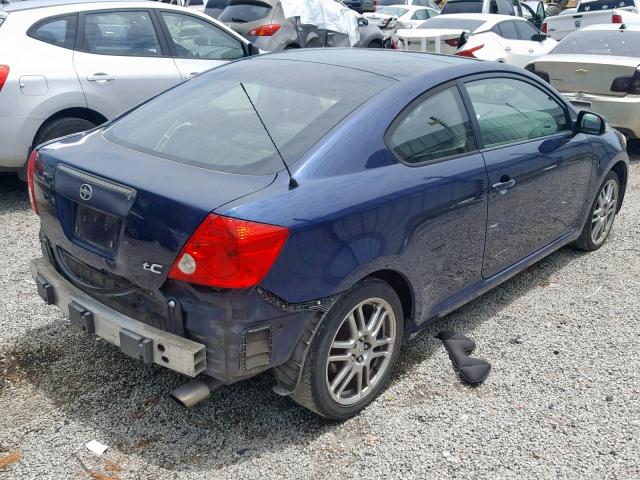 JTKDE167160112482 - 2006 TOYOTA SCION TC ლურჯი ფოტო 4