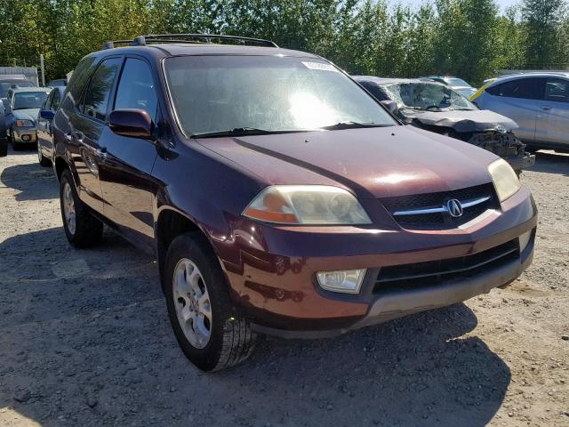 2HNYD18851H533704 - 2001 ACURA MDX TOURIN BURGUNDY photo 1