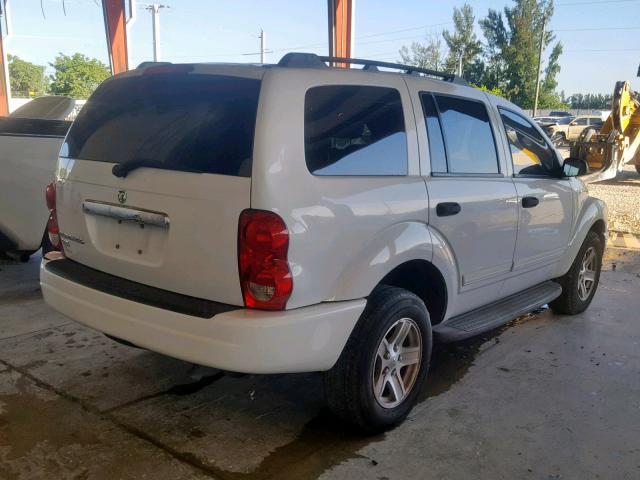 1D4HD48N95F503614 - 2005 DODGE DURANGO SL WHITE photo 4