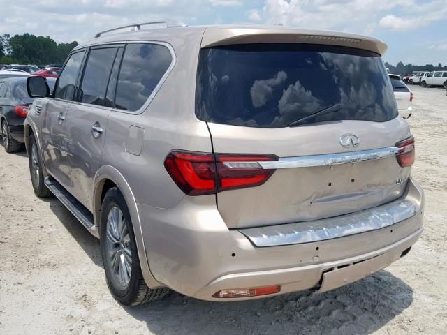 JN8AZ2NF2J9660951 - 2018 INFINITI QX80 BASE TAN photo 3