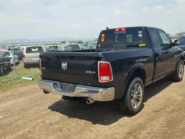 1C6RR7JT4DS634279 - 2013 RAM 1500 LARAM BLACK photo 4