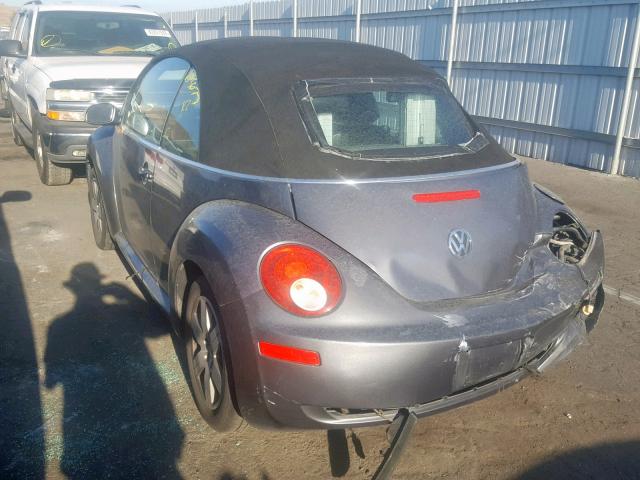 3VWPF31Y26M304629 - 2006 VOLKSWAGEN NEW BEETLE 灰色 照片 3