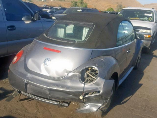3VWPF31Y26M304629 - 2006 VOLKSWAGEN NEW BEETLE 灰色 照片 4