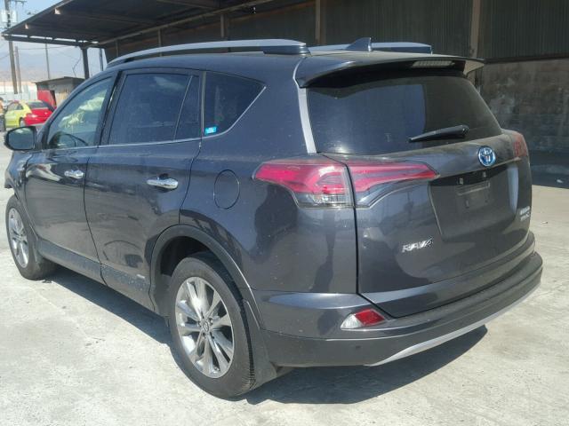 JTMDJREV7HD118073 - 2017 TOYOTA RAV4 HV LI GRAY photo 3