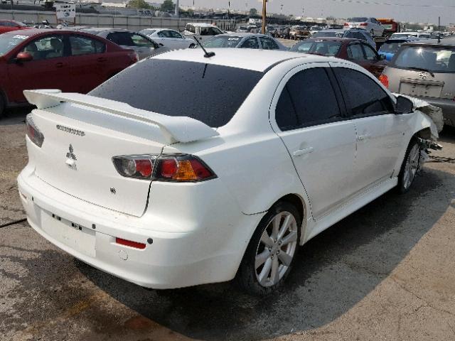 JA32U8FW8FU024649 - 2015 MITSUBISHI LANCER GT WHITE photo 4