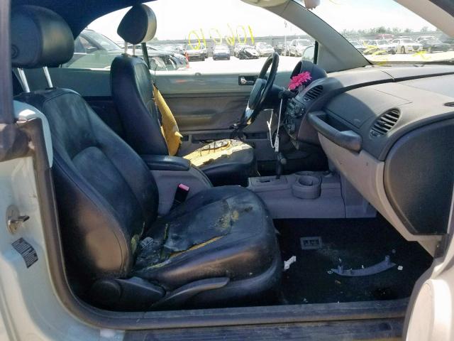 3VWCM31Y84M310663 - 2004 VOLKSWAGEN NEW BEETLE TEAL photo 5