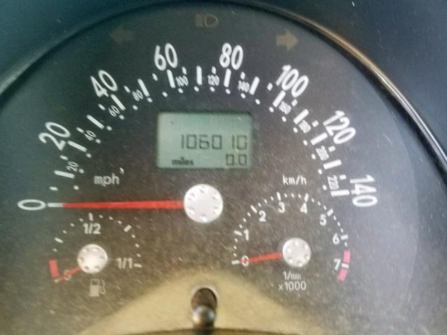 3VWCM31Y84M310663 - 2004 VOLKSWAGEN NEW BEETLE TEAL photo 8