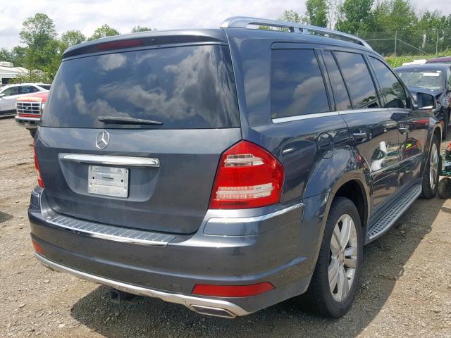 4JGBF2FE2BA737618 - 2011 MERCEDES-BENZ GL 350 BLU GRAY photo 4