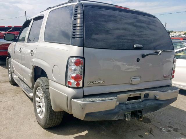 1GKEK63U85J231316 - 2005 GMC YUKON DENA BEIGE photo 3