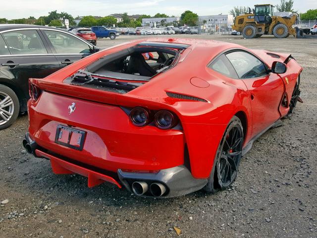 ZFF83CLA5K0242917 - 2019 FERRARI 812 SUPERF RED photo 4