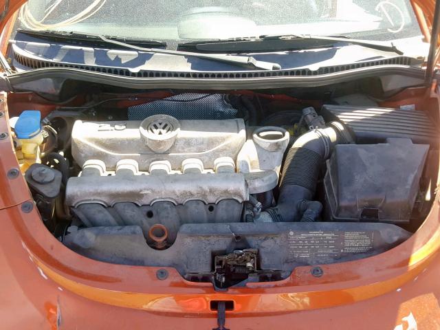 3VWPG3AGXAM014670 - 2010 VOLKSWAGEN NEW BEETLE ნარინჯისფერი ფოტო 7