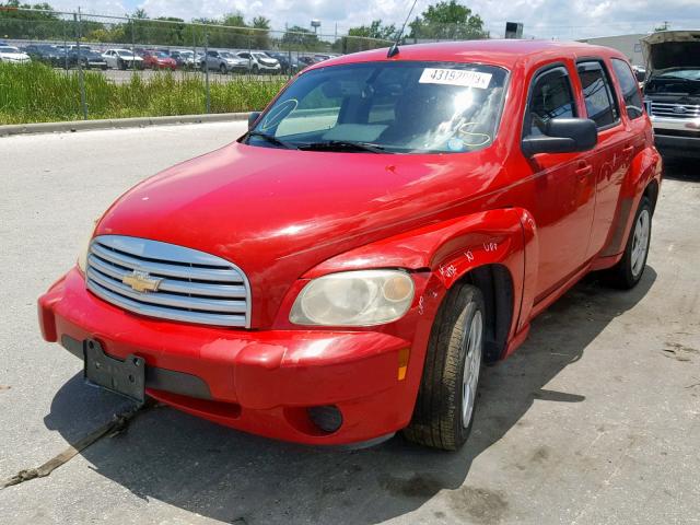 3GNDA13D78S549127 - 2008 CHEVROLET HHR LS RED photo 2