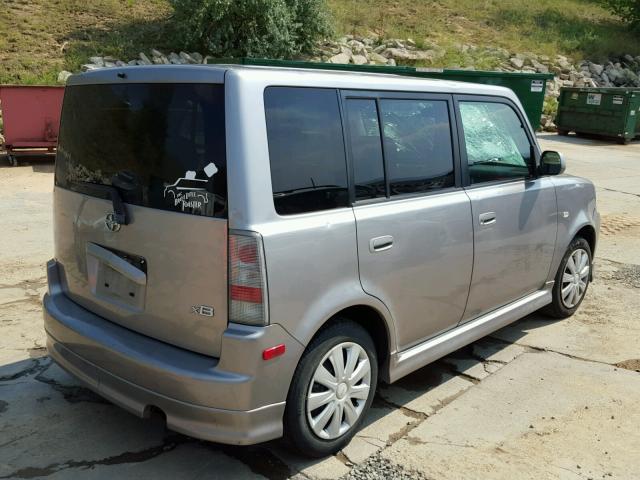 JTLKT334264054292 - 2006 TOYOTA SCION XB Күміс фото 4
