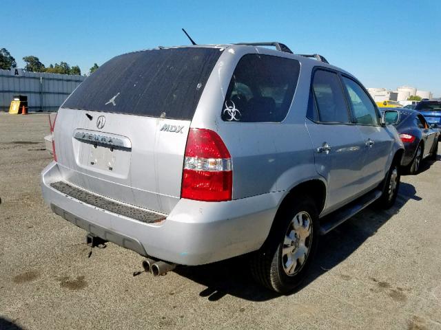 2HNYD18232H532080 - 2002 ACURA MDX SILVER photo 4