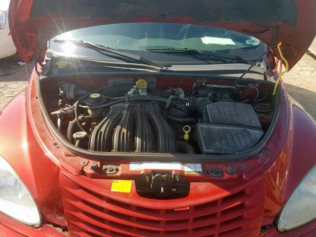 3C4FY58B13T639856 - 2003 CHRYSLER PT CRUISER BURGUNDY photo 7