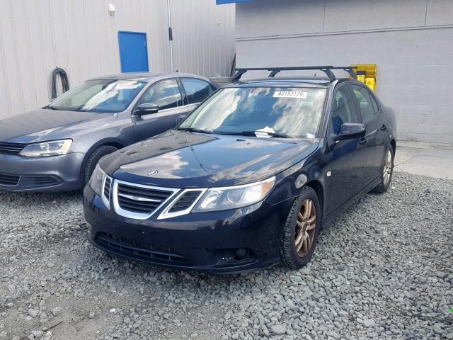 YS3FA4CY1B1308526 - 2011 SAAB 9-3 2.0T BLACK photo 2