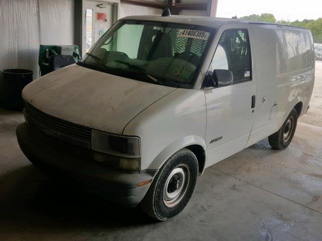 1GCDM19W4YB181445 - 2000 CHEVROLET ASTRO WHITE photo 2