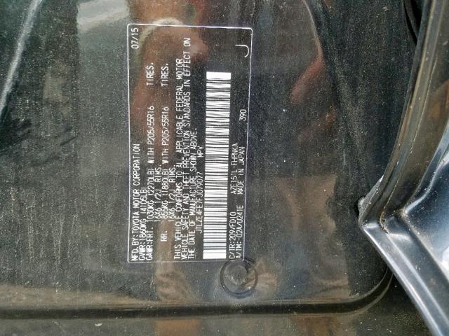 JTLZE4FE7FJ079077 - 2015 TOYOTA SCION XB Schwarz Foto 10