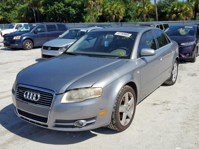 WAUDG78E35A535683 - 2005 AUDI A4 3.2 QUA SILVER photo 2