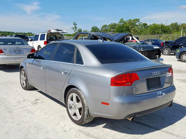 WAUDG78E35A535683 - 2005 AUDI A4 3.2 QUA SILVER photo 3