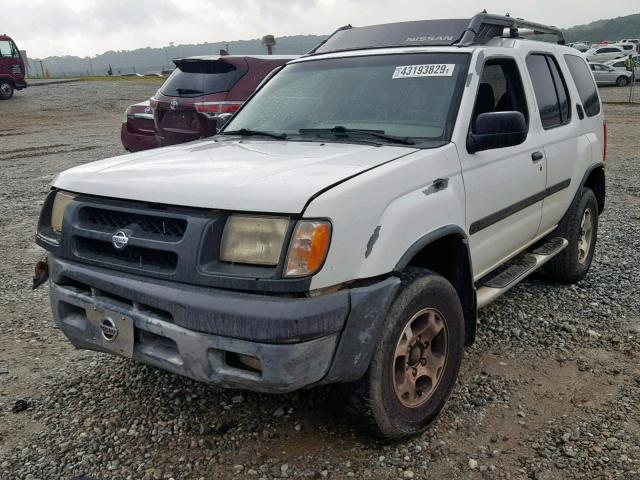 5N1ED28TXYC517932 - 2000 NISSAN XTERRA WHITE photo 2