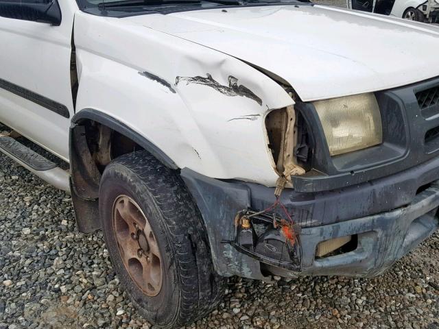 5N1ED28TXYC517932 - 2000 NISSAN XTERRA WHITE photo 9