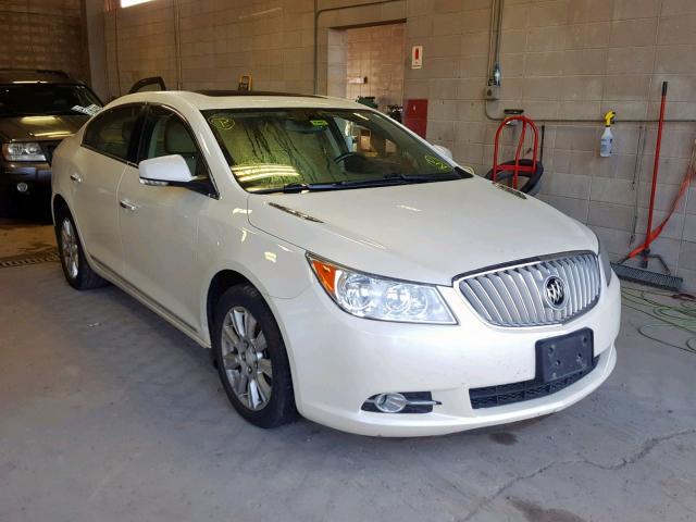 1G4GD5ER7CF368003 - 2012 BUICK LACROSSE P WHITE photo 1