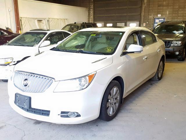 1G4GD5ER7CF368003 - 2012 BUICK LACROSSE P WHITE photo 2